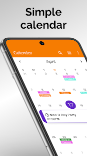 Simple Calendar Screenshot