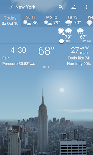 Awesome weather YoWindow + live weather wallpaper Screenshot