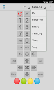 IR Remote Control Screenshot