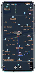 Digital Dashboard GPS Screenshot