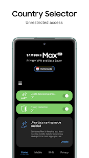 Samsung Max VPN & Data Saver Screenshot