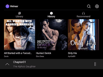 Wehear - Audiobooks & Stories Screenshot