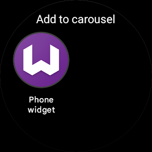 Wearable Widgets Screenshot