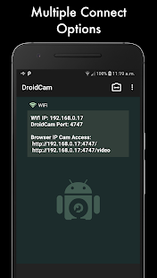 DroidCam - Webcam for PC Screenshot