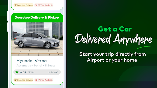 Zoomcar: Car rental for travel Screenshot