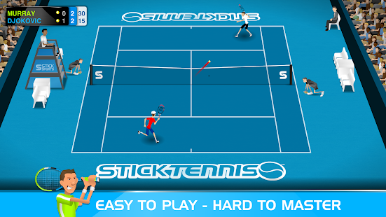 Stick Tennis Screenshot