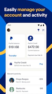 PayPal - Send, Shop, Manage Screenshot