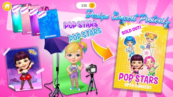 Sweet Baby Girl Pop Stars Screenshot