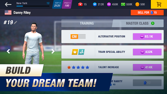 11x11: Soccer Club Manager Screenshot