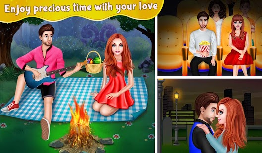 Nerdy Boy's Love Crush game Screenshot