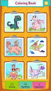 Dinosaur Coloring Pages Screenshot