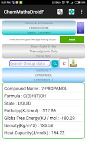 ChemMathsDroid Screenshot