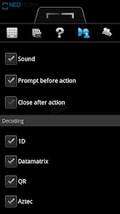 NeoReader QR & Barcode Scanner Screenshot