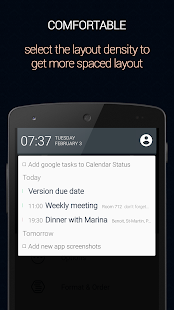 Calendar Status Pro Screenshot