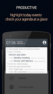 Calendar Status Screenshot