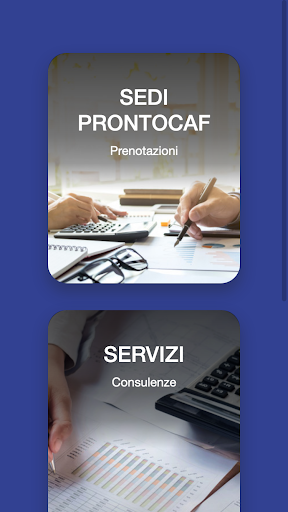 Android application ProntoCAF screenshort