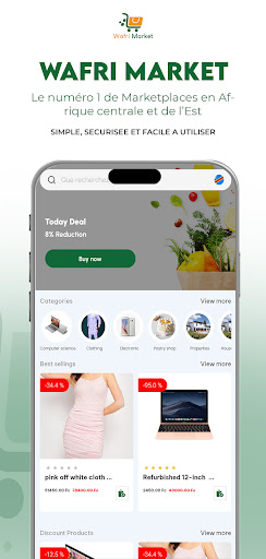 Android application Wafri Market screenshort