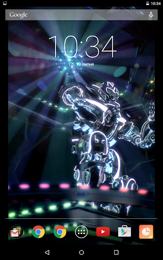 Dancing Robot Video Live Wallp