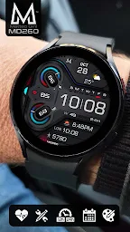 MD260 Digital watch face - Screenshot Image