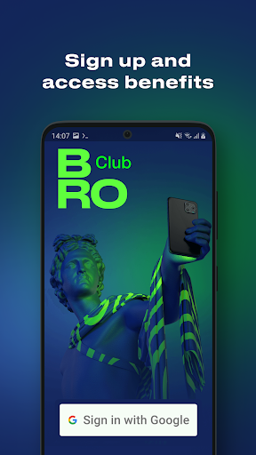 Android application BRO Club screenshort