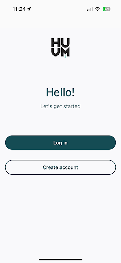 Android application HUUM screenshort