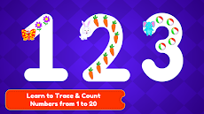 Tracing Numbers 123 & Counting Game for Kidsのおすすめ画像1