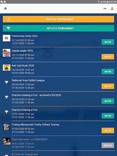 Screenshot of FishDonkey