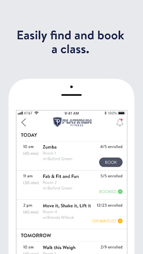 Screenshot of Platinum Fitness