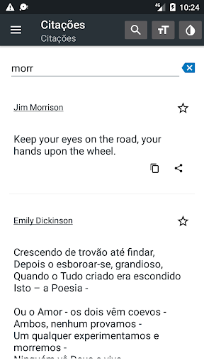 Citações e pensamentos famosos Screen 3