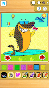 Baby Shark : Coloring Game
