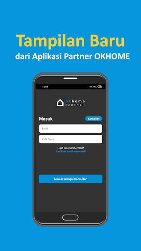 Android application OKHOME Partner screenshort