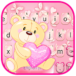 Teddy Bear Love Keyboard Background Apk
