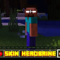 Skin Herobrine mode for mcpe