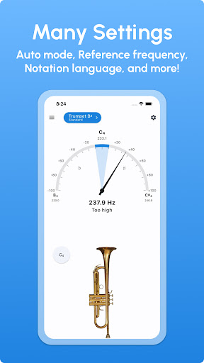 Screenshot of Trumpet Tuner - LikeTones