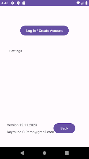 F23COMP3025 Bullet Journal App Screen 3