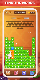 Word Tower - екранна снимка на първокласен пъзел
