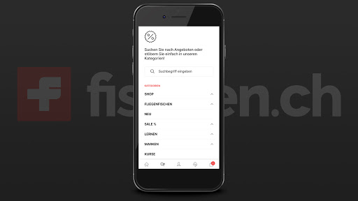 Android application Fischen screenshort