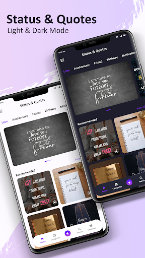 Status and Quotes Screen 2