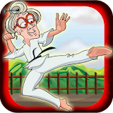 Karate Grandma Run icon