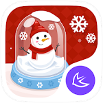 Merry Christmas Cute Snowman -- APUS theme Apk