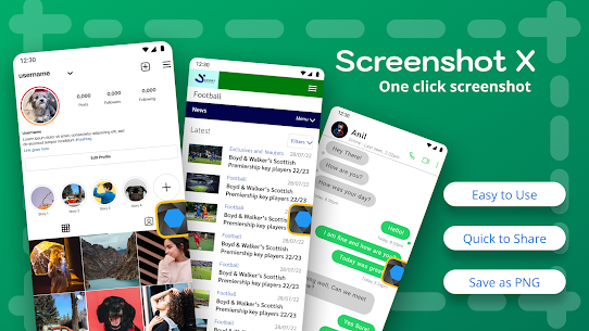 Screenshot X – Schermopname MOD APK (Pro, ontgrendeld) 1