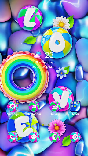 Android application Summer BeachBall - Wallpaper screenshort