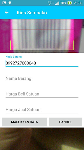 Kios Sembako - Kasir & Produk Screen 3