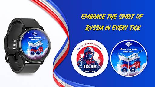 Russia National Flag Watchface Screen 2