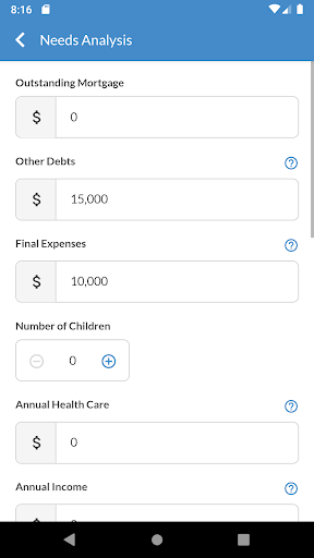 New Generation Insurance Screen 3