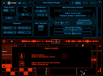 Spacecraft Granular Synth Screenshot