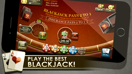 Android application Blackjack Royale screenshort