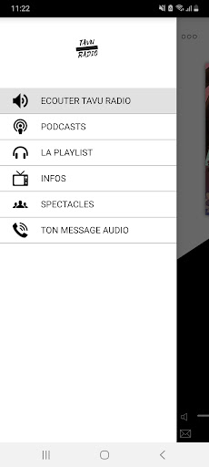 TAVU RADIO Screen 2