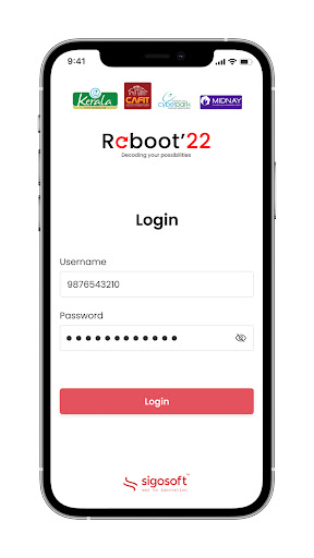 Android application Cafit Reboot screenshort