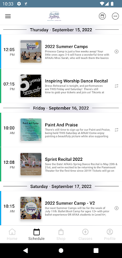 Alamance Fine Arts Academy Screen 3